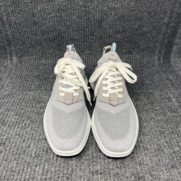 NEW Wolf & Shepherd SupremeKnit Trainer Grey White‎ Athletic Shoes Mens Size 6 main image 5